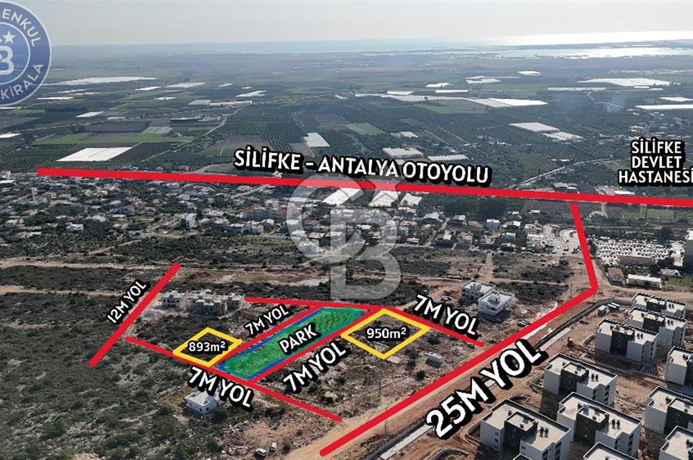 MERSİN- SİLİFKE-BURUNUCU SATILIK İMARLI ARSA