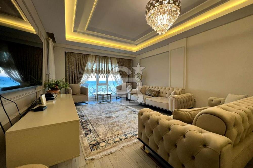 Fırsat !! Bütün Odalardan Deniz Manzaralı-Lüks & Geniş 160m² 3+1