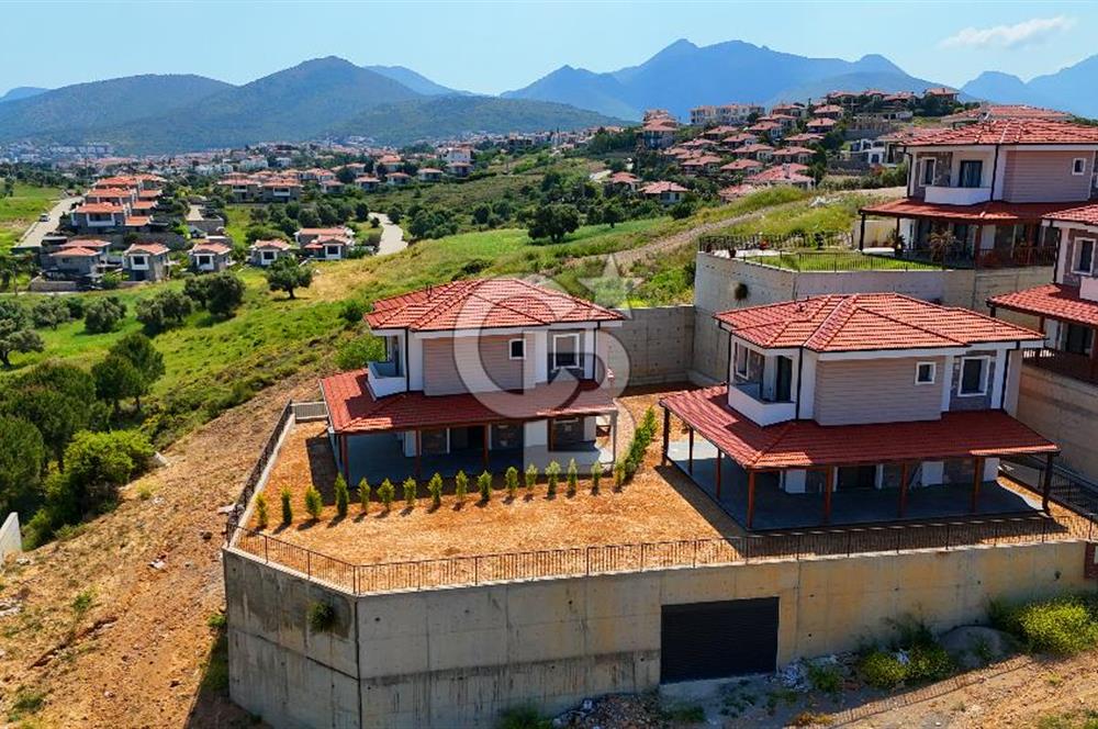 Datça Burgaz'da Panoramik Deniz Manzaralı 6+2 Müstakil Villa