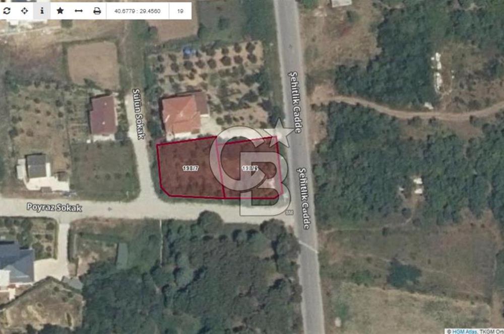 YALOVA ALTINOVA TAVŞANLI DENİZ MANZARALI 1050M2KONUT İMARLI ARSA