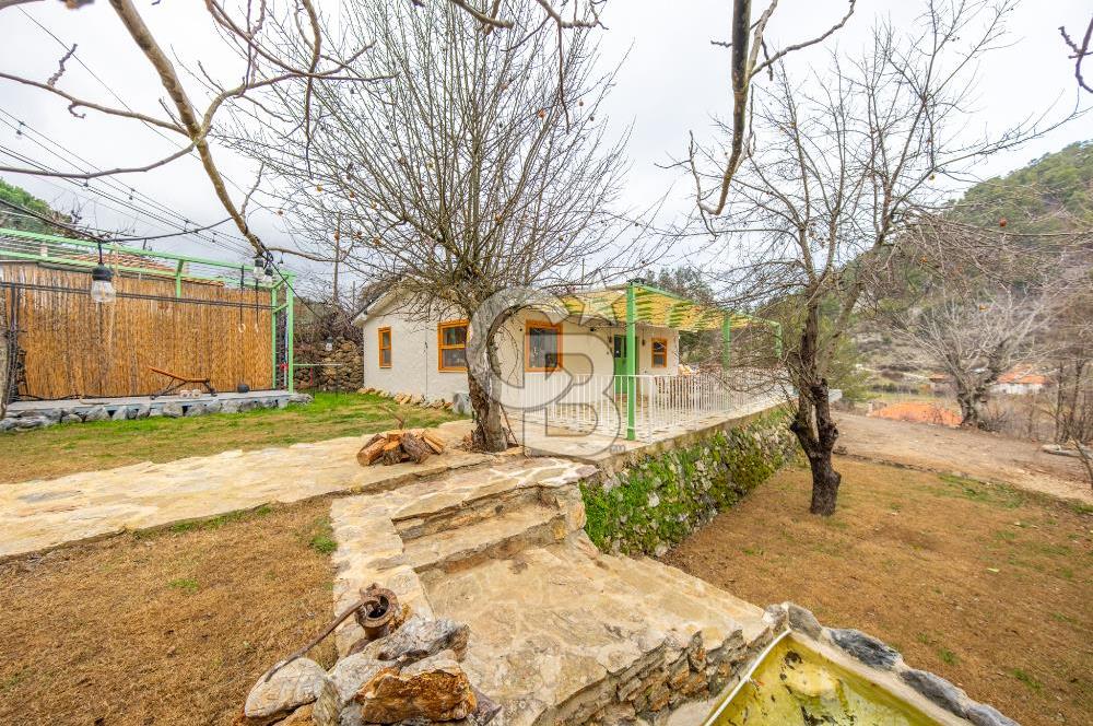 Muğla Çakmak'ta Satılık Havuzlu Şömineli Köy Evi