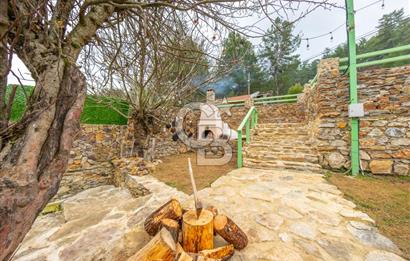 Muğla Çakmak'ta Satılık Havuzlu Şömineli Köy Evi