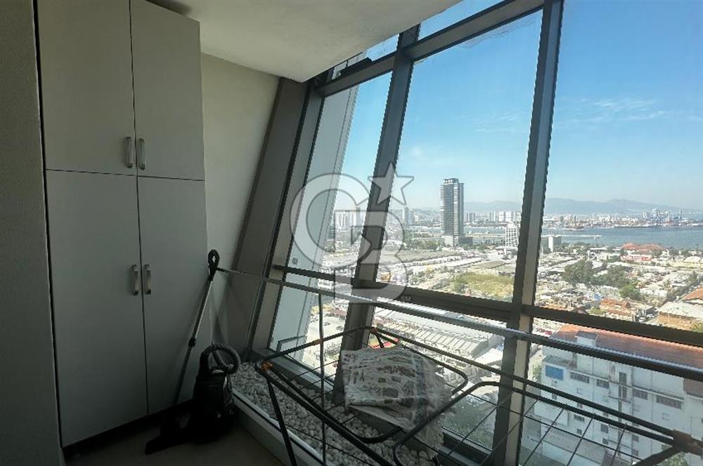 İZMİR BAYRAKLI FOLKART TOWERS'TA EŞYALI SATILIK 2+1 REZİDANS
