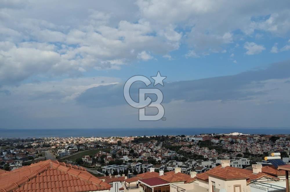 Güzelbahçe Kahramandere de Satılık Deniz Manzaralı Geniş Villa