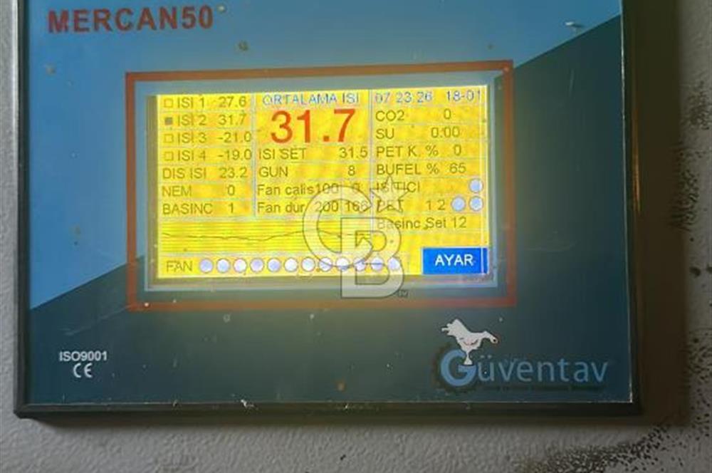 Çankırı Merkez'de Anahtar Teslim, Faal Tavuk Çiftliği!