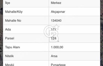 Çanakkale Merkez'de Satılık Arsa