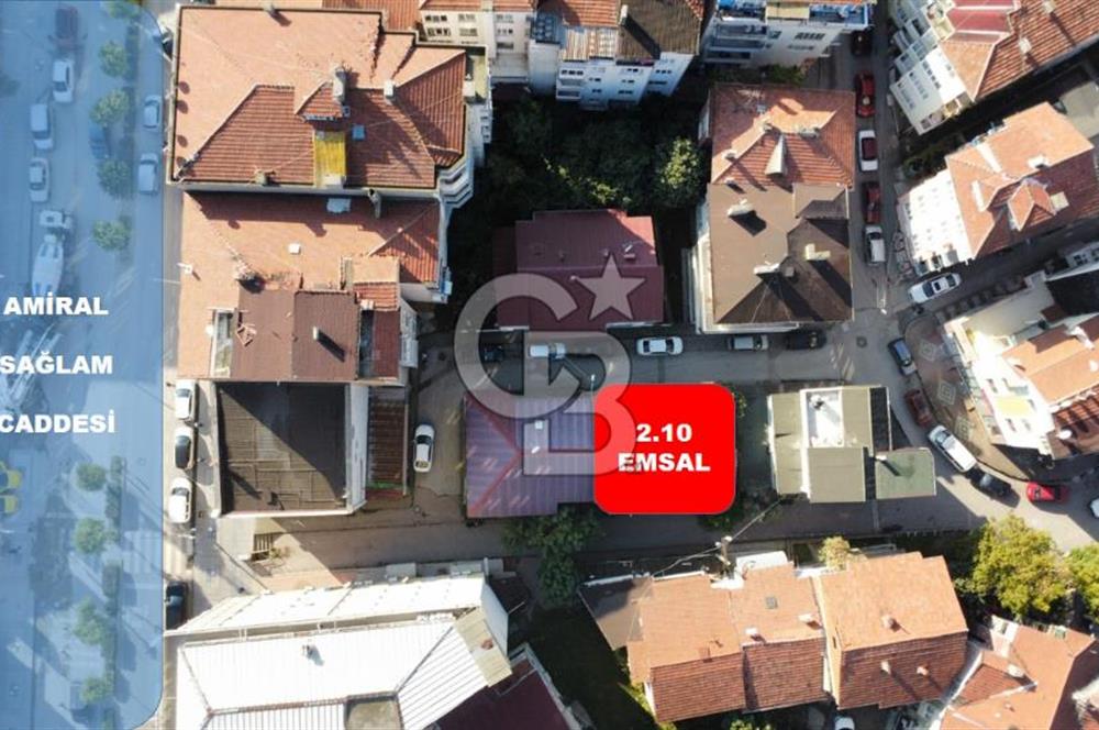 GÖLCÜK MERKEZ'DE TİCARİ İMARLI, 2.10 EMSAL, 155 m² SATILIK ARSA