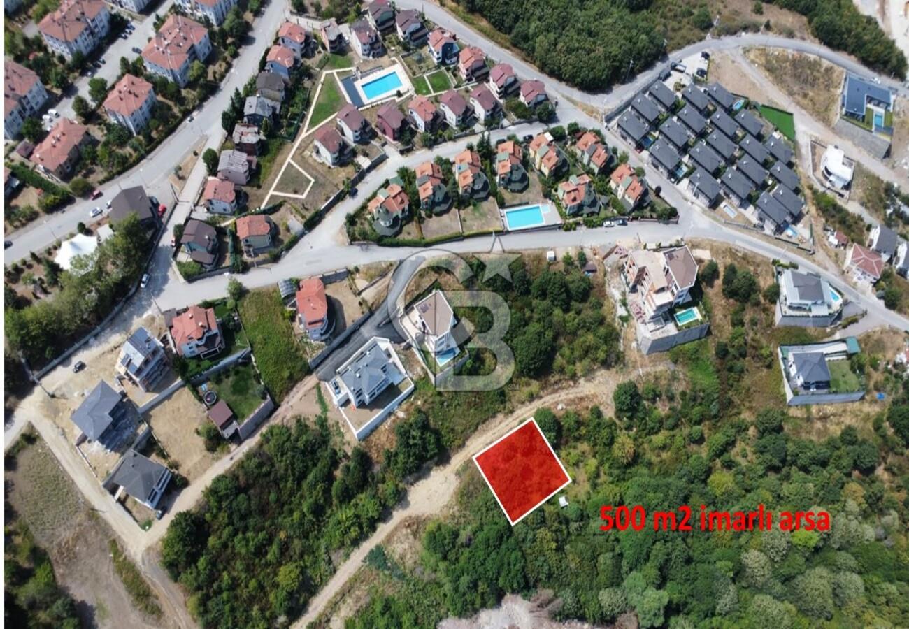 BAŞİSKELE YEŞİLKENT MAH. DENİZ VE DOĞA MANZARALI İMARLI ARSA