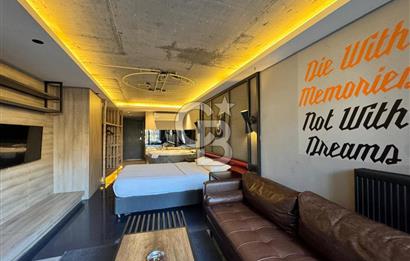 CITYLOFT 64 -OTEL KONSEPTİ- TAM EŞYALI 1+0- BAHÇELİ