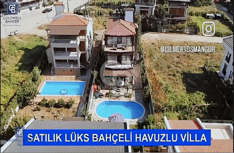 Yalova Çınarcık Teşvikiye Satılık Lüks Bahçeli Havuzlu Villa!.