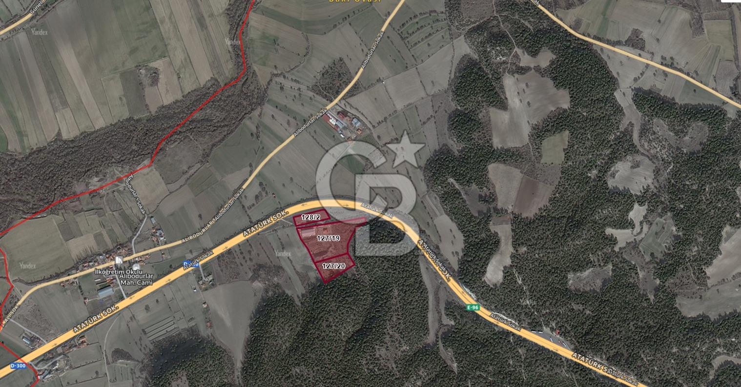 UŞAK MERKEZ GÜRE İZMİR YOLU ÜZERİ BÜYÜK METRAJLI 3 PARSEL ARAZİ