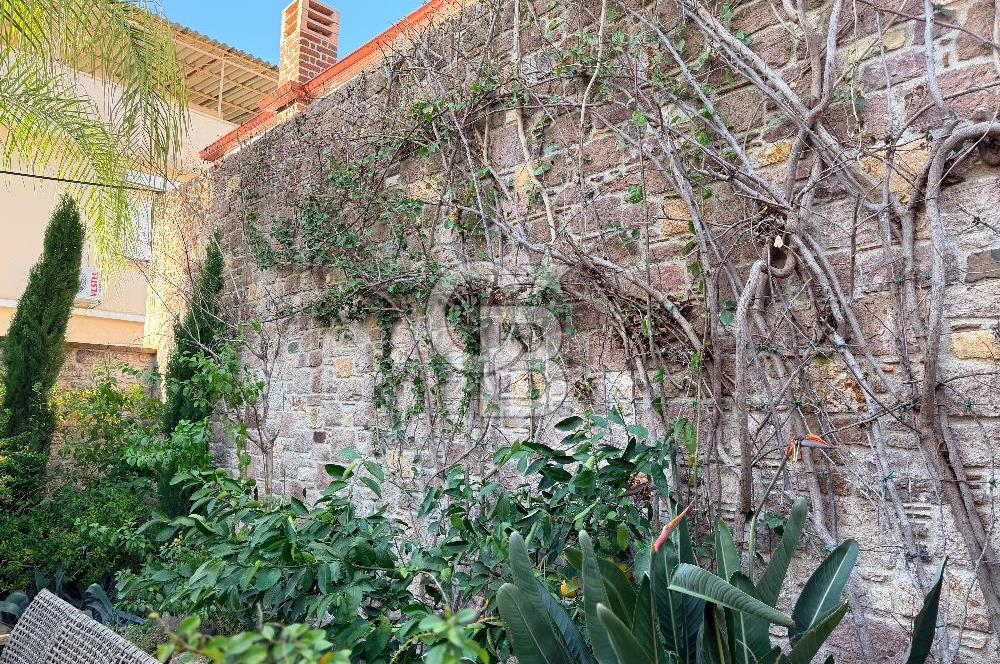 Ayvalık Macaron'da Bahçeli Lüks Tadilatlı Taş Rum Evi