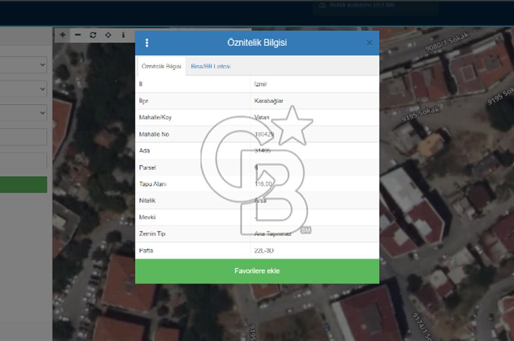 Yeşilyurt Mah. Satılık 4 Kat İmarlı Konut Arsası Hissesi