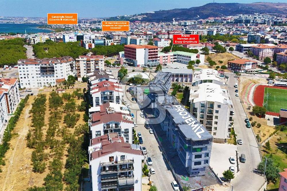 Çanakkale Merkez Kepez Nivora Projesinde Satılık 2+1 Daire