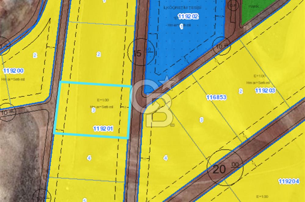 GÖLBAŞI MAHMATLI’DA KONUT İMARLI SATILIK ÇİFT HİSSE (120+95 m²)