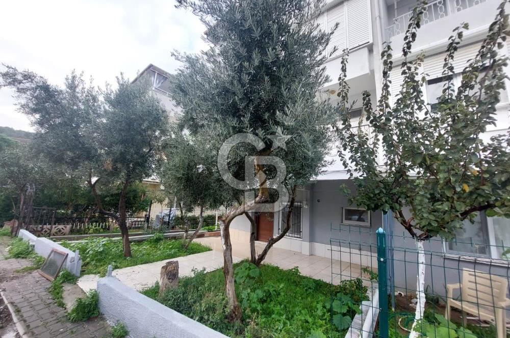 Balıkesir Ayvalık Küçükköy mah Sarımsaklı satılık 1+1 bahçe katı