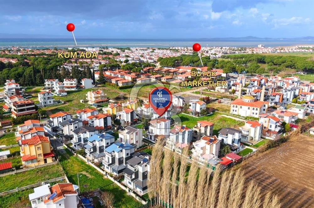 AYVALIK ALTINOVA İSKELE MEVKİİ SIFIR MÜSTAKİL TRİPLEX VİLLA 4+1