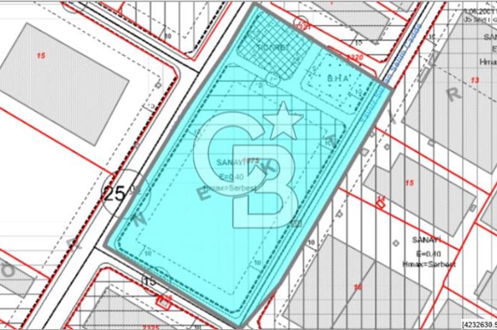 İzmir Ayrancılar OSBde 16.000 m² Sanayi İmarlı Satılık Arsa