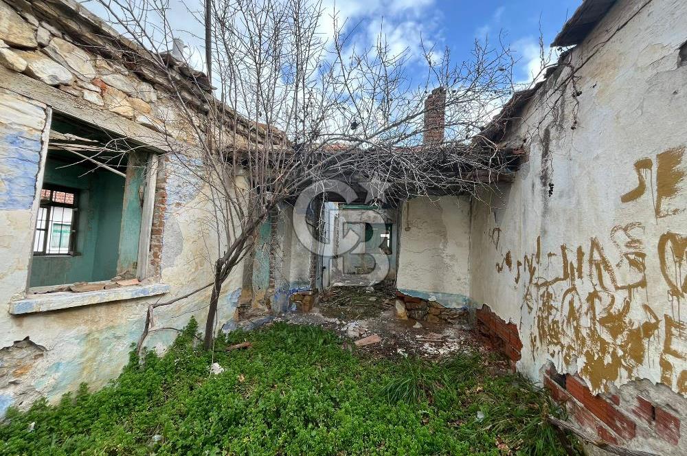 Bergama Zeytindağ Satılık Müstakil Taş Ev Ve Arsas