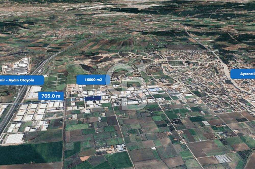 İzmir Ayrancılar OSBde 16.000 m² Sanayi İmarlı Satılık Arsa