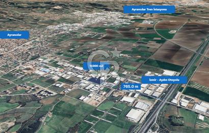 İzmir Ayrancılar OSBde 16.000 m² Sanayi İmarlı Satılık Arsa