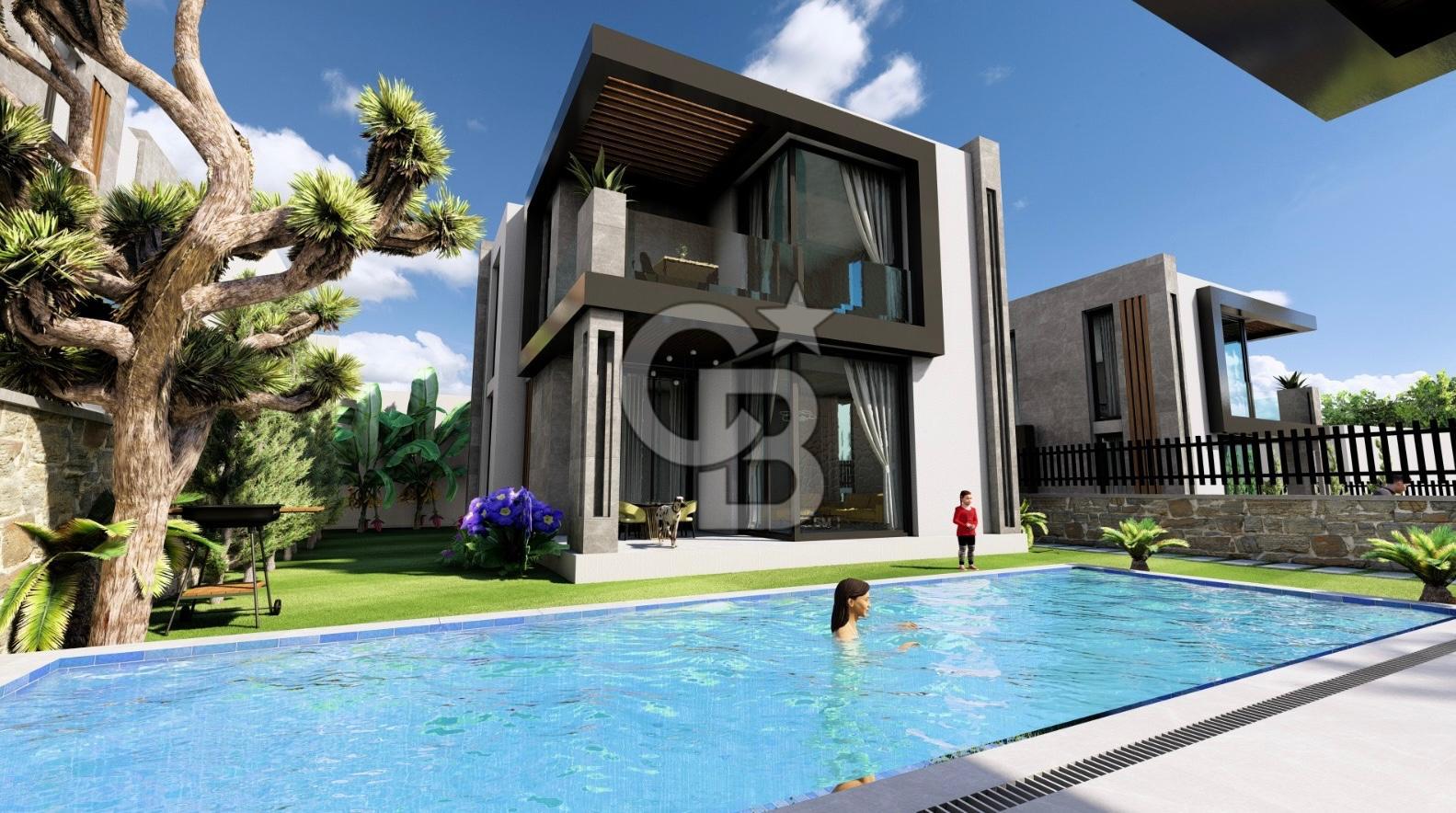 TURGUTREİS BAHÇELİEVLERDE PROJEDEN SATILIK VİLLALAR