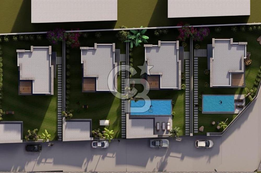 TURGUTREİS BAHÇELİEVLERDE PROJEDEN SATILIK VİLLALAR