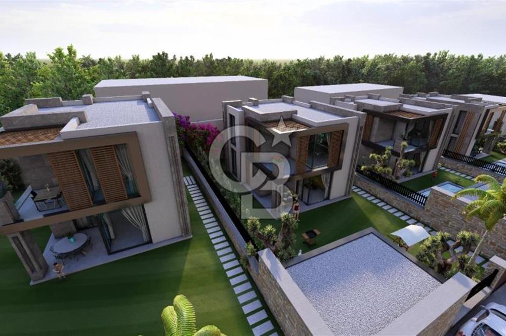 TURGUTREİS BAHÇELİEVLERDE PROJEDEN SATILIK VİLLALAR