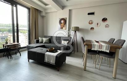 Kent Kule'de Çift Cepheli Eşyalı Kiralık Köşe 1+1 Sıfır Daire