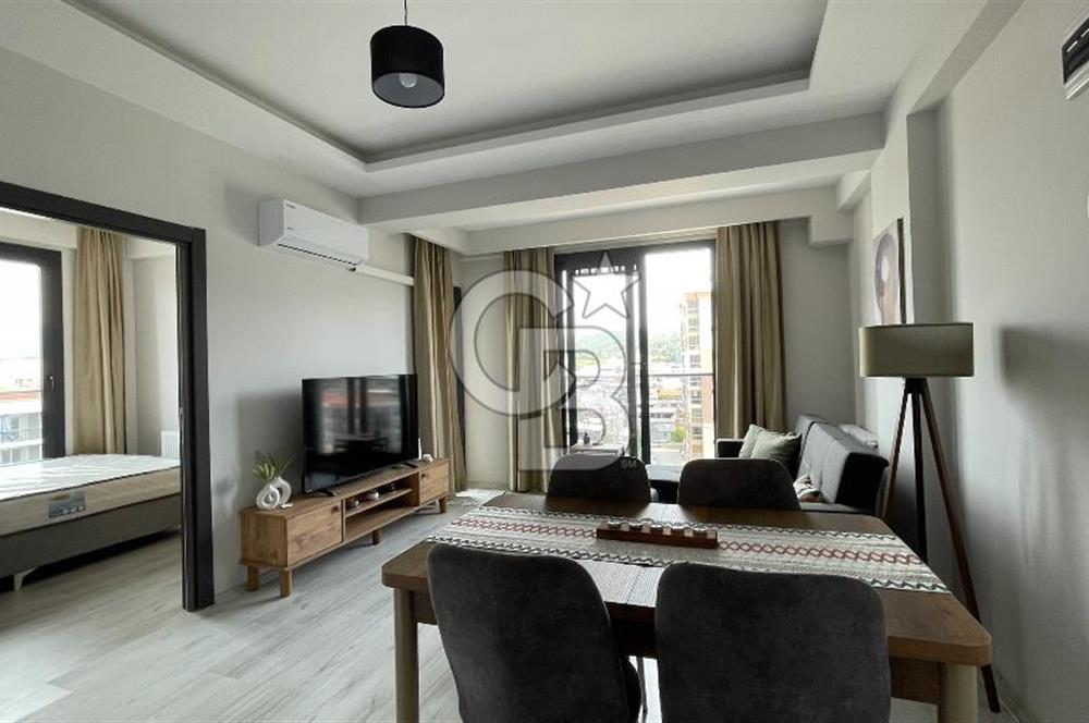 Kent Kule'de Çift Cepheli Eşyalı Kiralık Köşe 1+1 Sıfır Daire