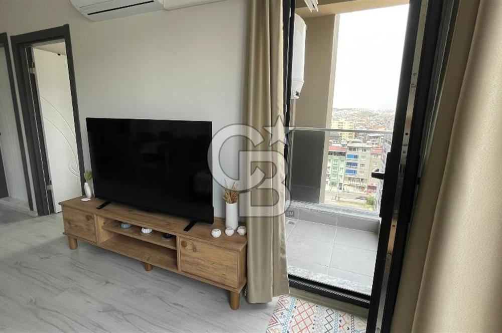 Kent Kule'de Çift Cepheli Eşyalı Kiralık Köşe 1+1 Sıfır Daire