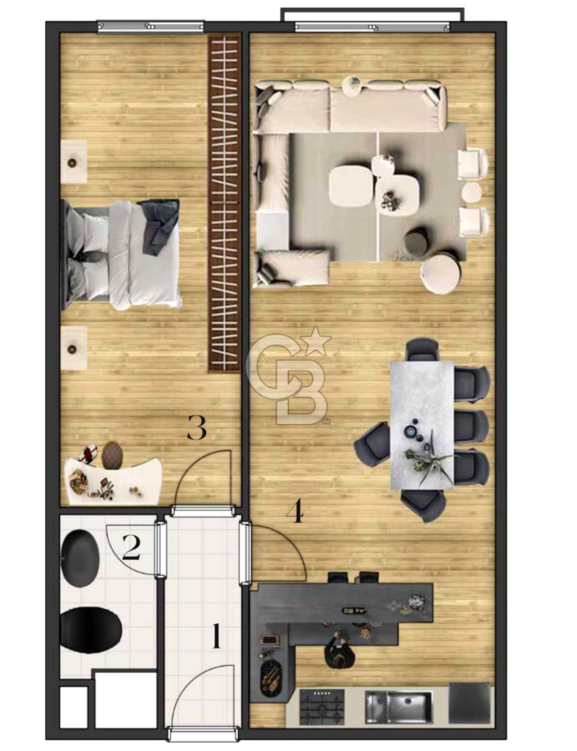 Altunizade Ay Konakları'nda Satılık 1+1 Sıfır Daire