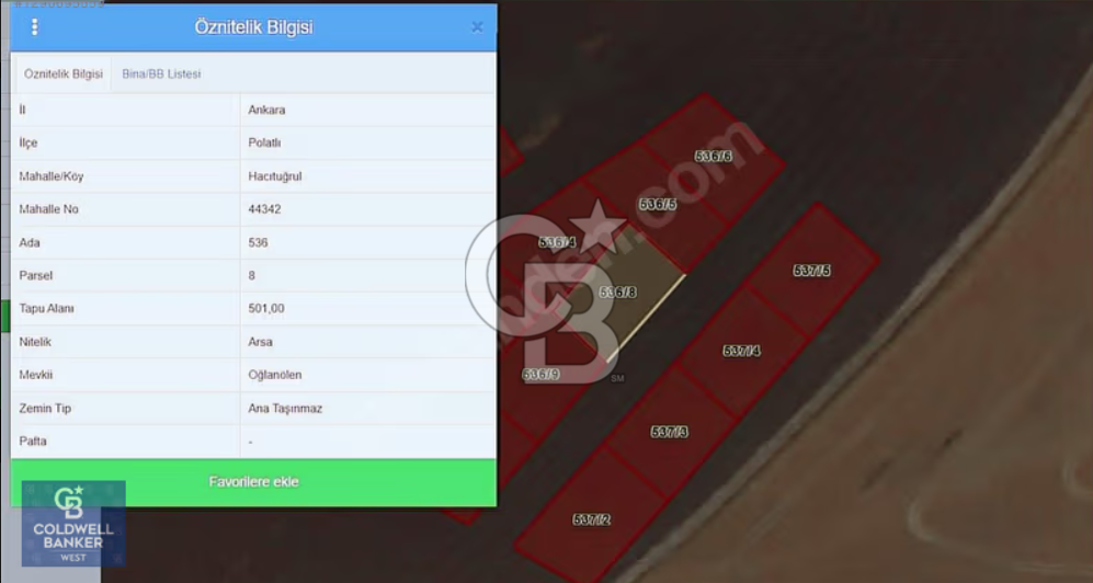 POLATLI HACITUĞRULDA TEK TAPU İMARLI YATIRIMLIK 500M2 ARSA