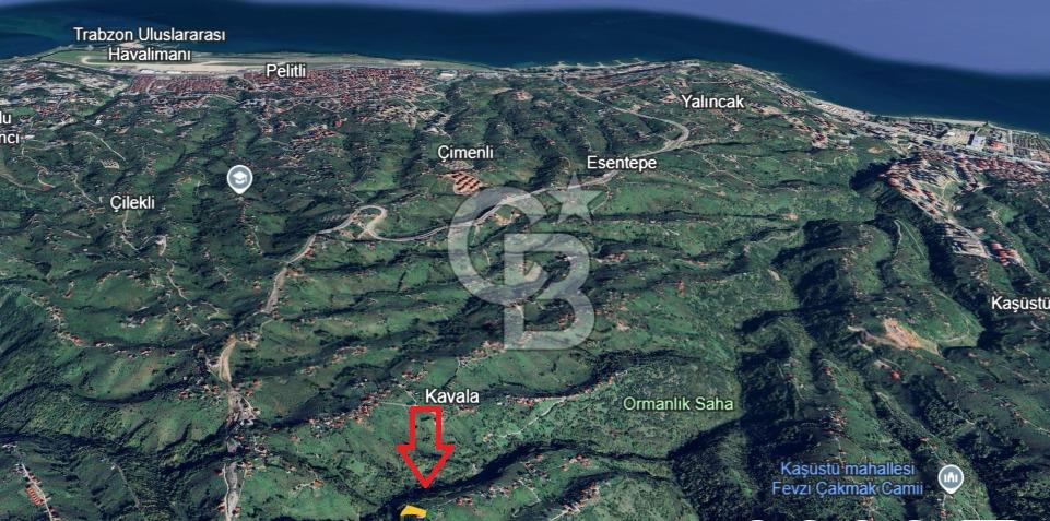 ORTAHİSAR KAVALA'DA DENİZ MANZARALI 2,184m2 YATIRIMLIK ARSA