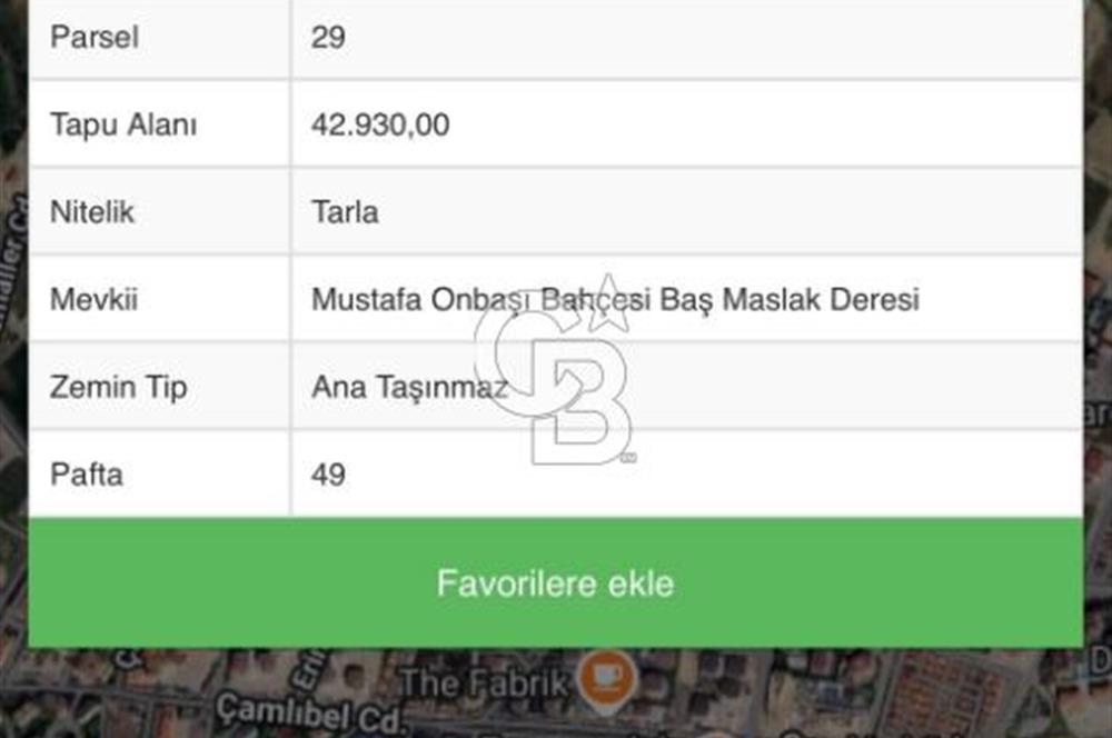Tekirdağ Çorlu Nursatiye 42.930 m² İmara Yakın Satılık Arazi