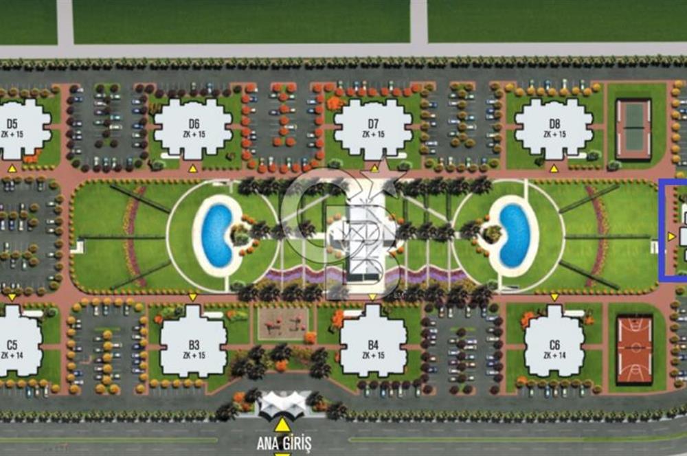 Mavişehir Soyak B Etap Önü Açık Eşyalı Kiralık 2+1 104 m² Daire