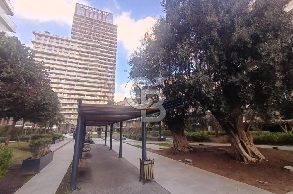 Folkart İncity'de Havuz Cephe Balkonlu Eşyalı Kiralık 1+1 Daire