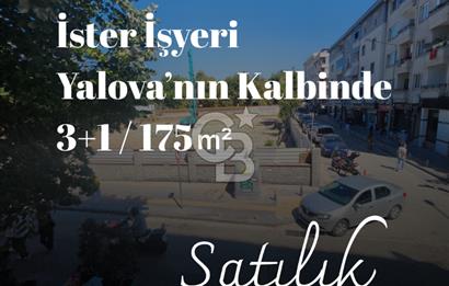 VALİLİK KARŞISI ŞEHRİN TAM MERKEZİNDE 175 m² EV veya İŞ YERİ