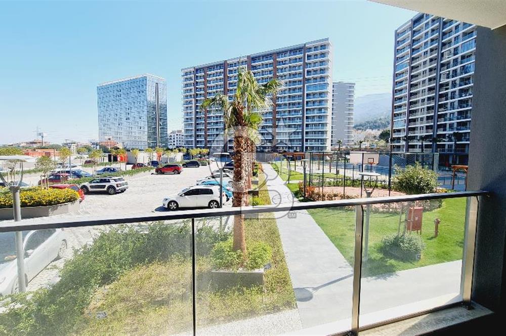 Manisa Meydan Sitesi Havuz Cephe Kiralık 1+1 Daire