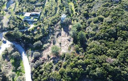 Karaburun İnecik'te İçerisinde 4+1 Müstakil Villa Bulunan Arazi