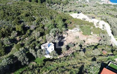 Karaburun İnecik'te İçerisinde 4+1 Müstakil Villa Bulunan Arazi