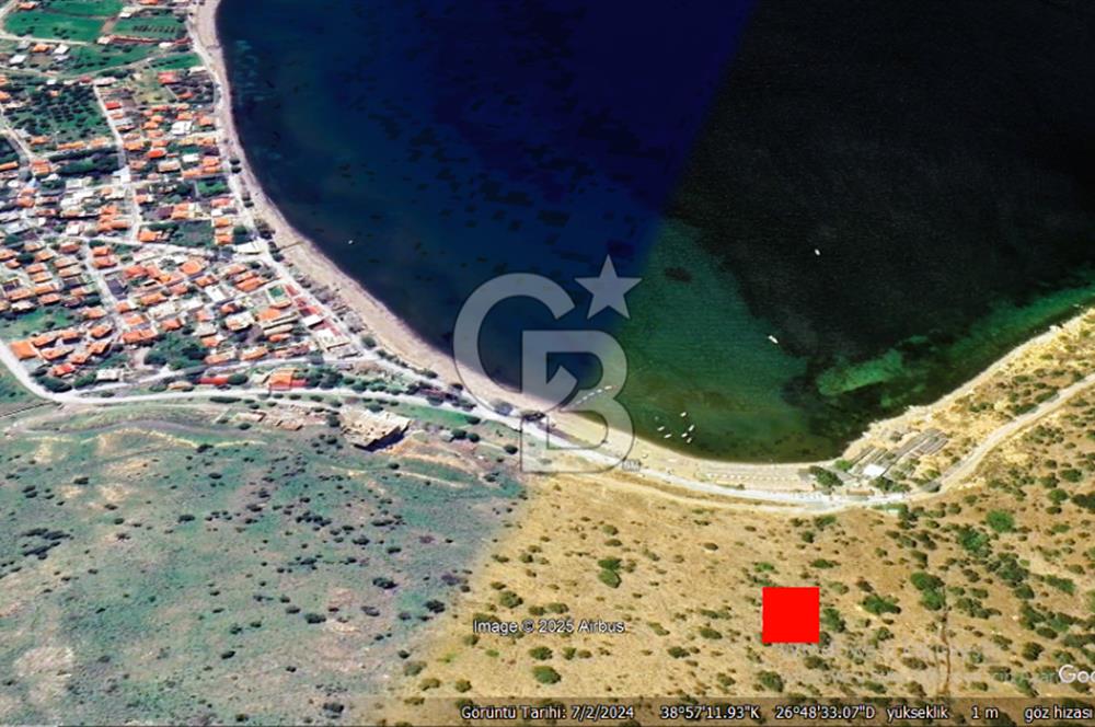 İZMİR DİKİLİ'DE DENİZE YAKIN TURİZM+TİCARİ İMARLI SATILIK ARSA..