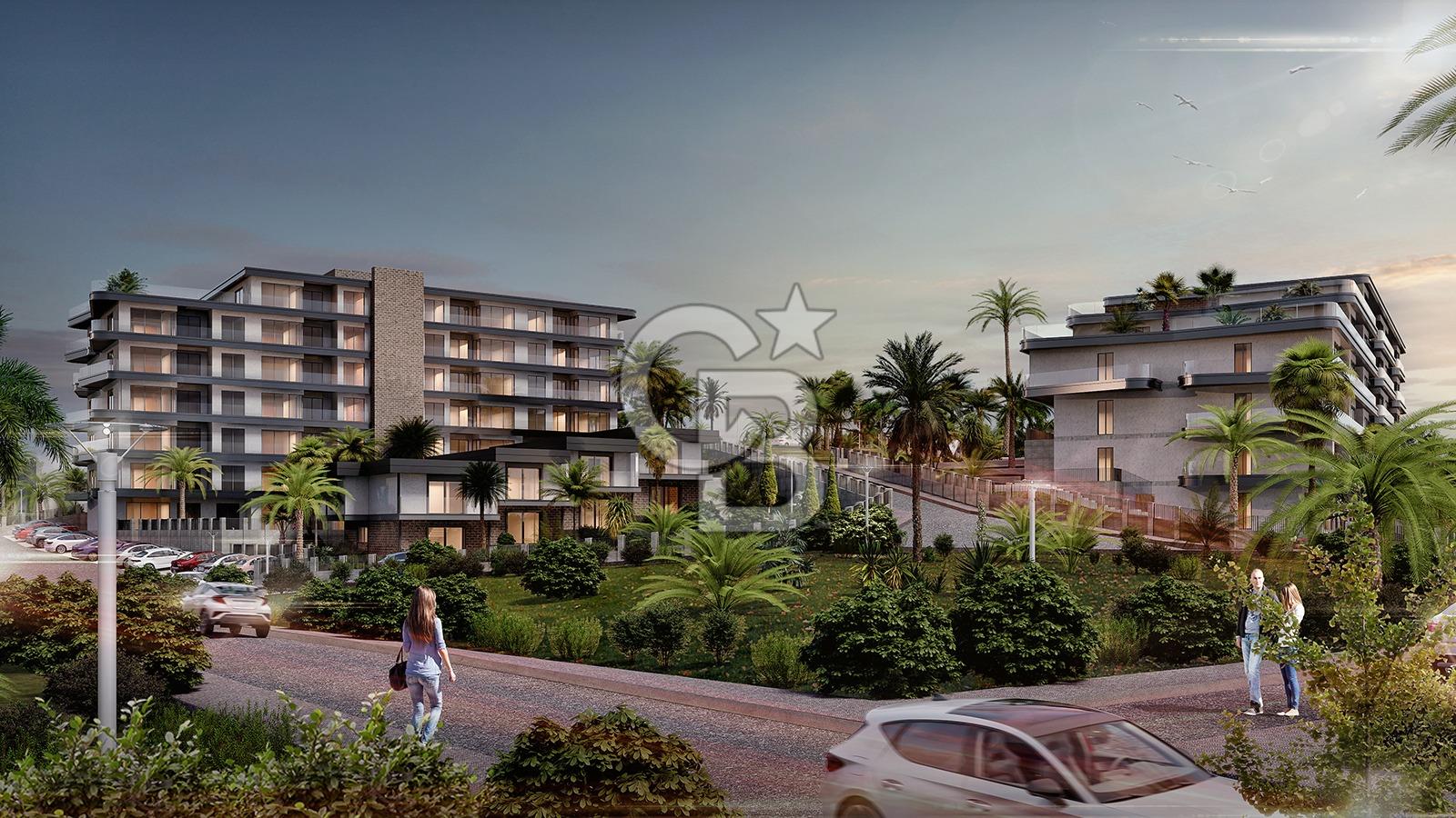 DENİZ KENARI LÜKS 2+1 BALKON VE TERASLI KYBELE EVLERİ