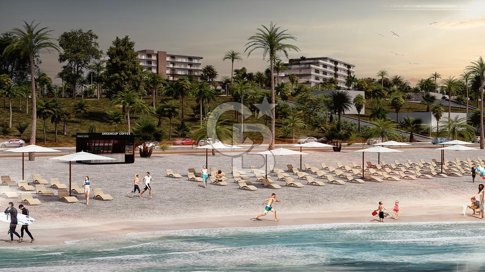 CB NEST'TEN MERSİN BOZYAZI SAHİLDE LÜKS 2+1 BALKONLU YENİ PROJE