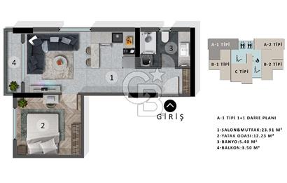 CB NEST'TEN SÜLEYMAN DEMİRELDE ULTRA LÜKS 1+1 YATIRIM FIRSATI