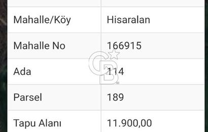 1294256626 CB LEADER' DAN BALIKESİR KARESİ HİSARALAN MAH. SATILIK TARLA