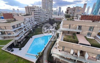 Folkart İncity'de Havuz Cephe Balkonlu Eşyalı Kiralık 1+1 Daire