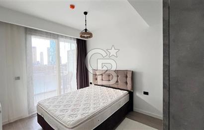 Folkart İncity'de Havuz Cephe Balkonlu Eşyalı Kiralık 1+1 Daire