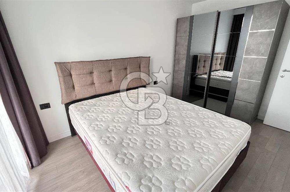 Folkart İncity'de Havuz Cephe Balkonlu Eşyalı Kiralık 1+1 Daire