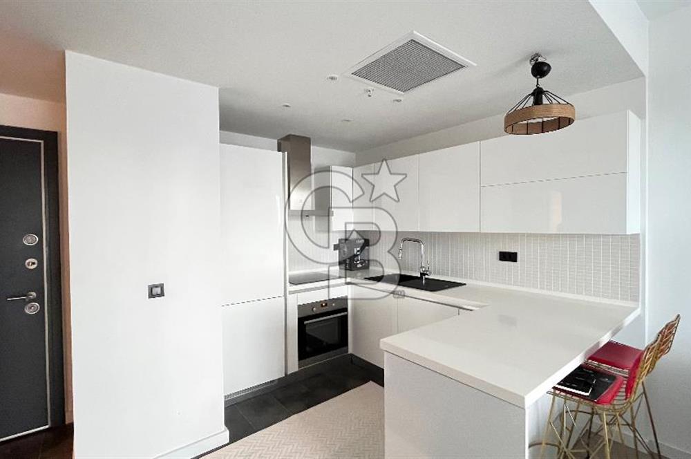 Folkart İncity'de Havuz Cephe Balkonlu Eşyalı Kiralık 1+1 Daire